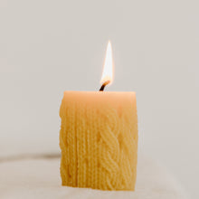 Load image into Gallery viewer, Sweater Pillar Candle (2 Sizes Available)
