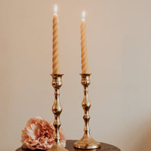 Load image into Gallery viewer, 10" Smooth Beeswax Taper Candles