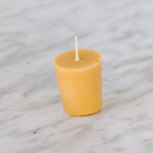 Load image into Gallery viewer, Traditional Votive Beeswax Candle
