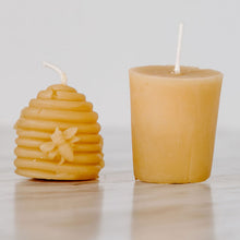 Load image into Gallery viewer, Traditional Votive Beeswax Candle